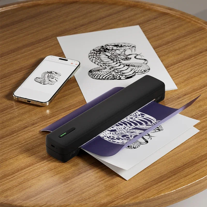 TechNow™ Mobiler Thermodrucker – Kabellos, Tinterlose