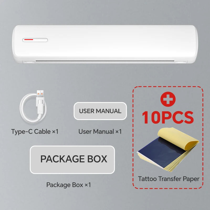 TechNow™ Mobiler Thermodrucker – Kabellos, Tinterlose